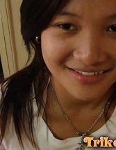 Cute and innocent looking Pinay babe sucks and fucks like a pro