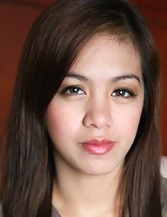 Pretty doe-eyed Filipina girl joins male tourist for early hotel sex romp